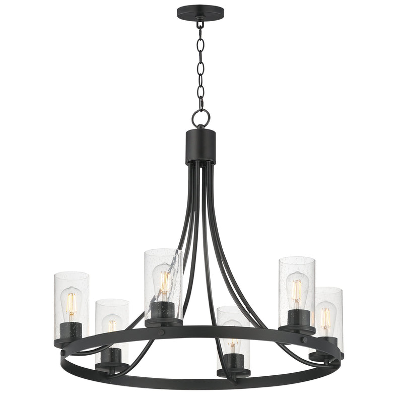 Livingston 6 Light Chandelier in Black