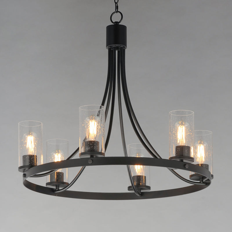 Livingston 6 Light Chandelier in Black