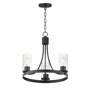 Livingston 3 Light Chandelier in Black