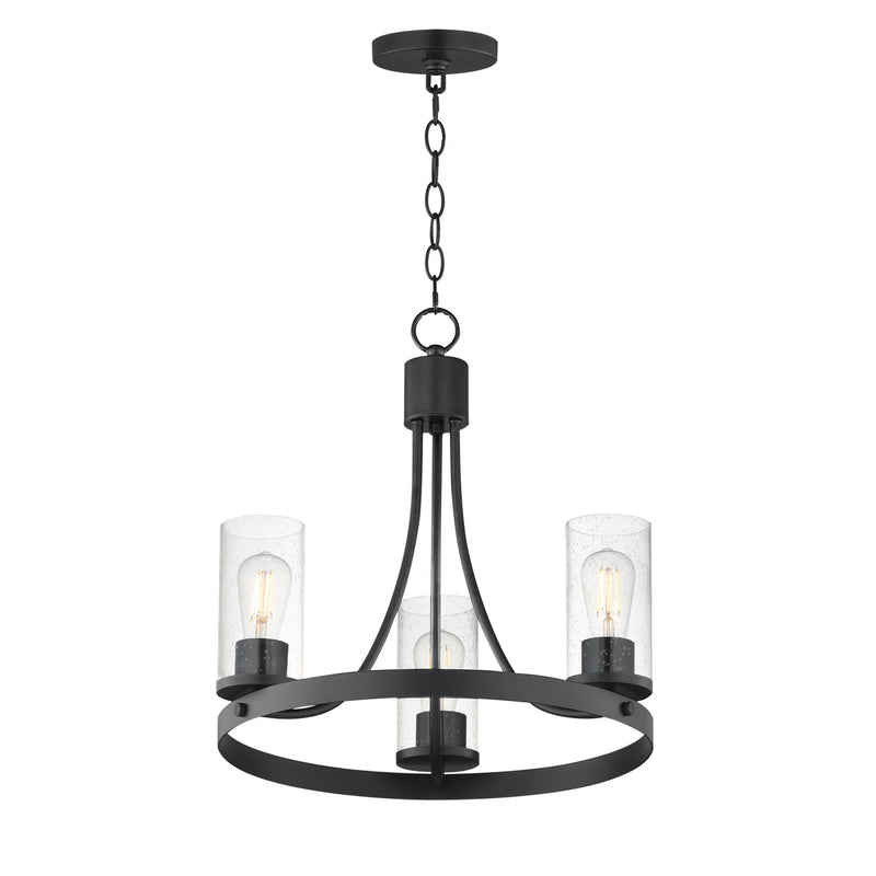 Livingston 3 Light Chandelier in Black