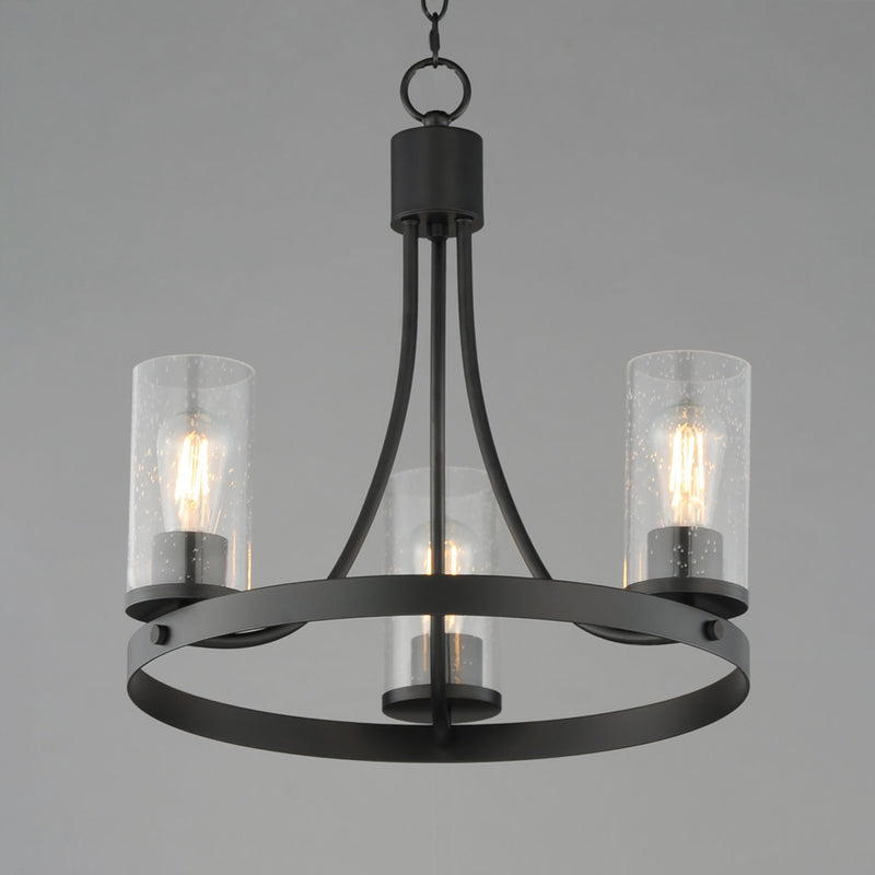 Livingston 3 Light Chandelier in Black
