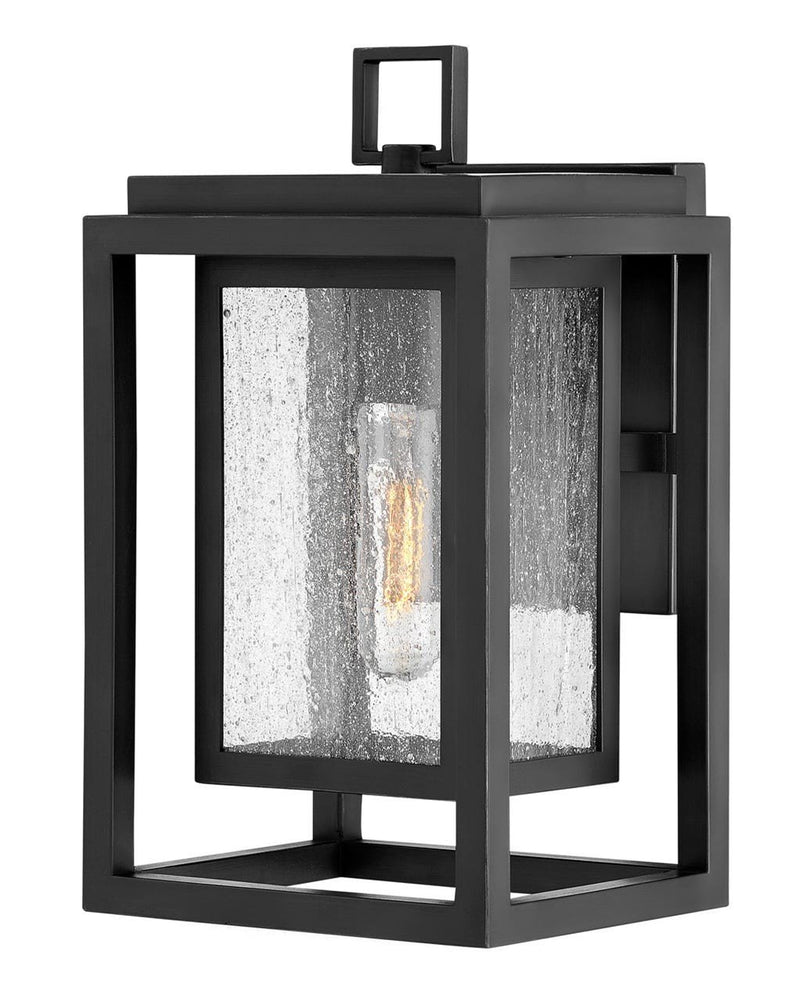 Republic Small Outdoor Wall Lantern in Black