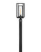 Republic Medium Post or Pier Mount Lantern in Black