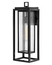 Republic Large Outdoor Wall Lantern in Black