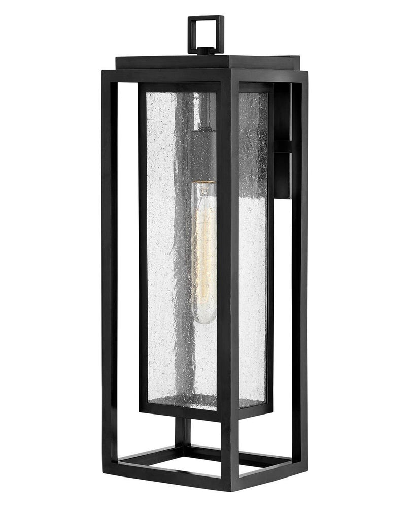 Republic Large Outdoor Wall Lantern in Black