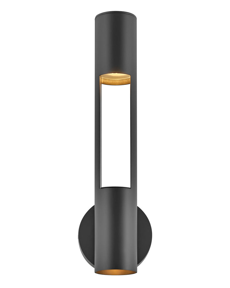 Oslo Medium Wall Mount Lantern in Black