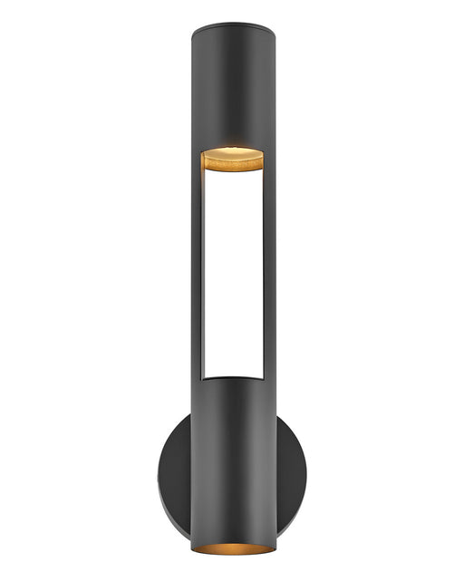 Oslo Medium Wall Mount Lantern in Black