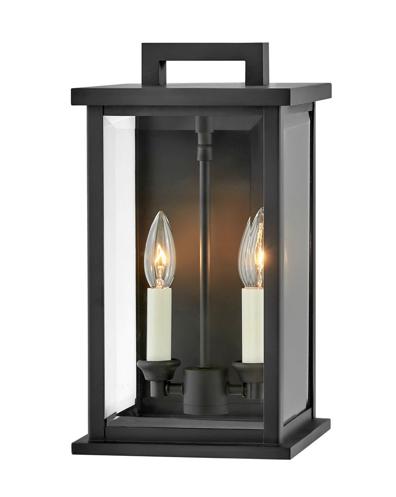 Weymouth Small Wall Mount Lantern in Black