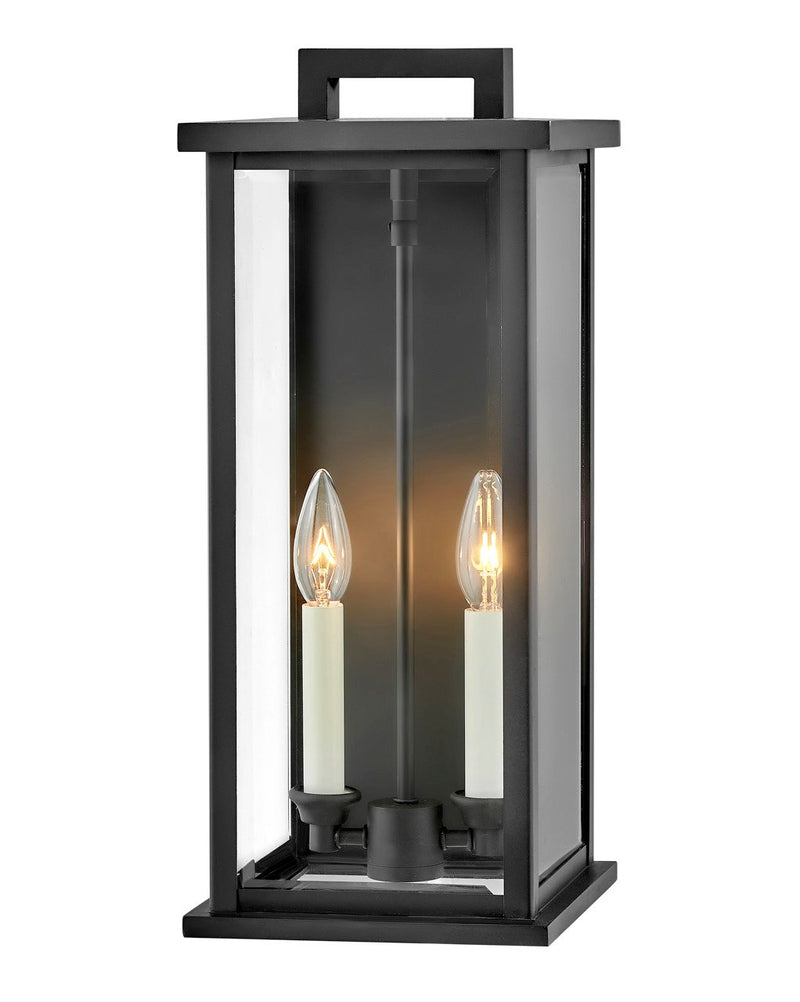 Weymouth Medium 18" Outdoor Wall Lantern in Black