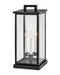 Weymouth Large Pier Mount Lantern in Black