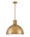 Argo Medium Pendant in Heritage Brass