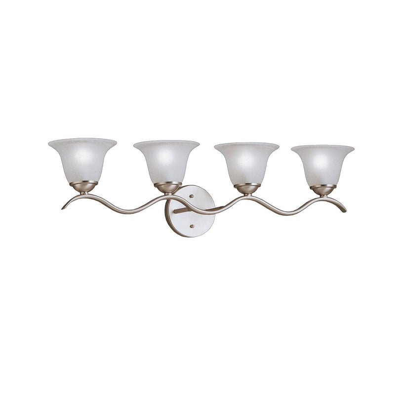 Dover 4-Light Bath Vanity Light in Brushed Nickel