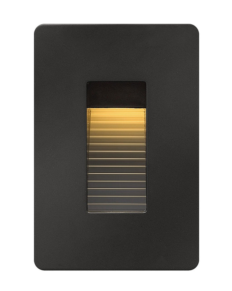 Luna Vertical LED Step Light in Satin Black