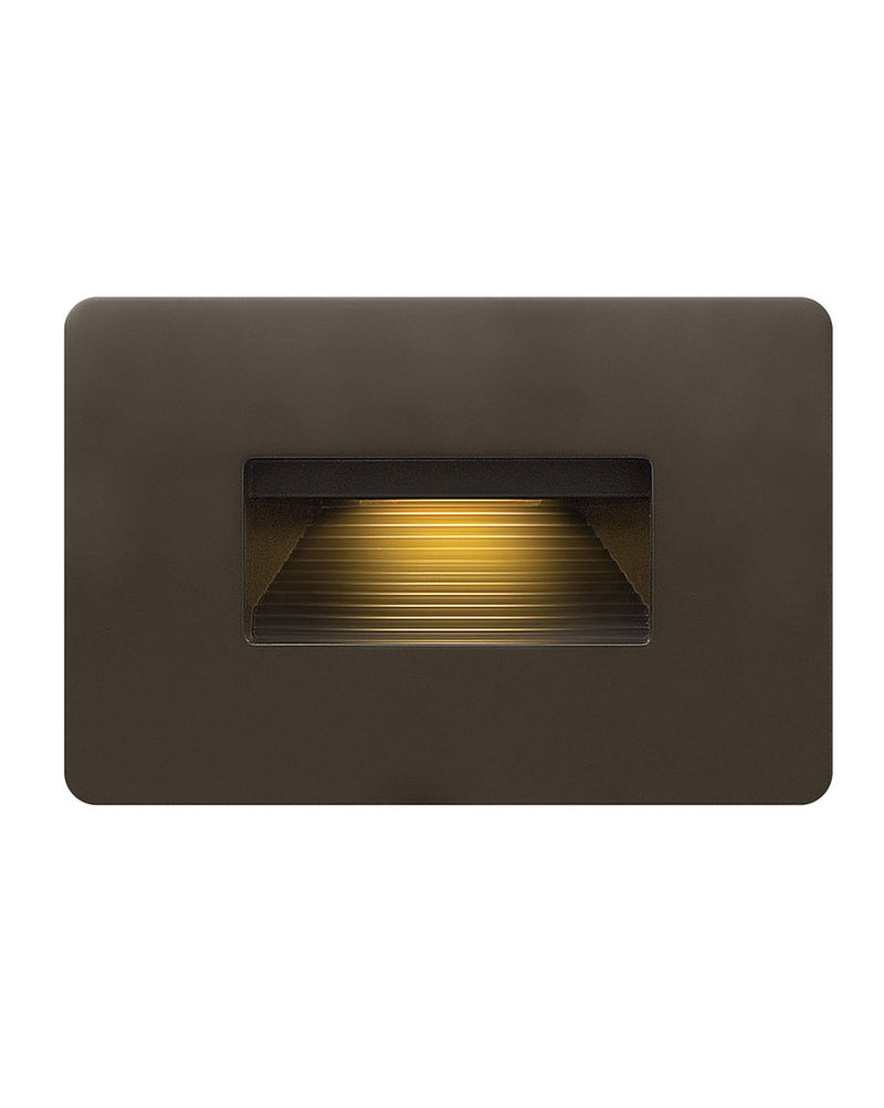 Luna Horizontal LED Step Light in Bronze