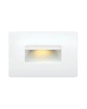 Luna Horizontal LED Step Light in Satin White