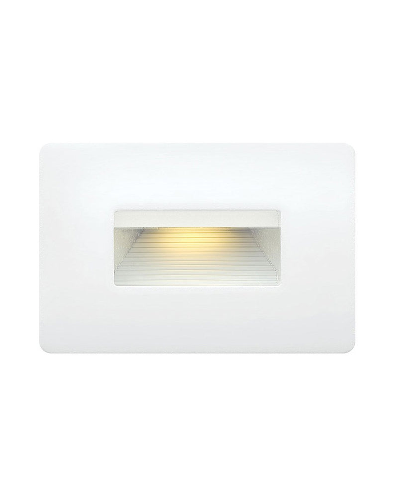 Luna Horizontal LED Step Light in Satin White