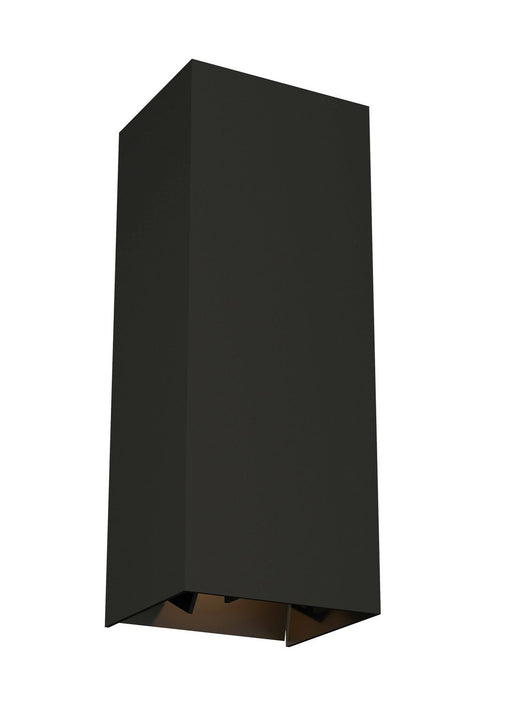 Vex 12 Outdoor Wall Sconce in Black