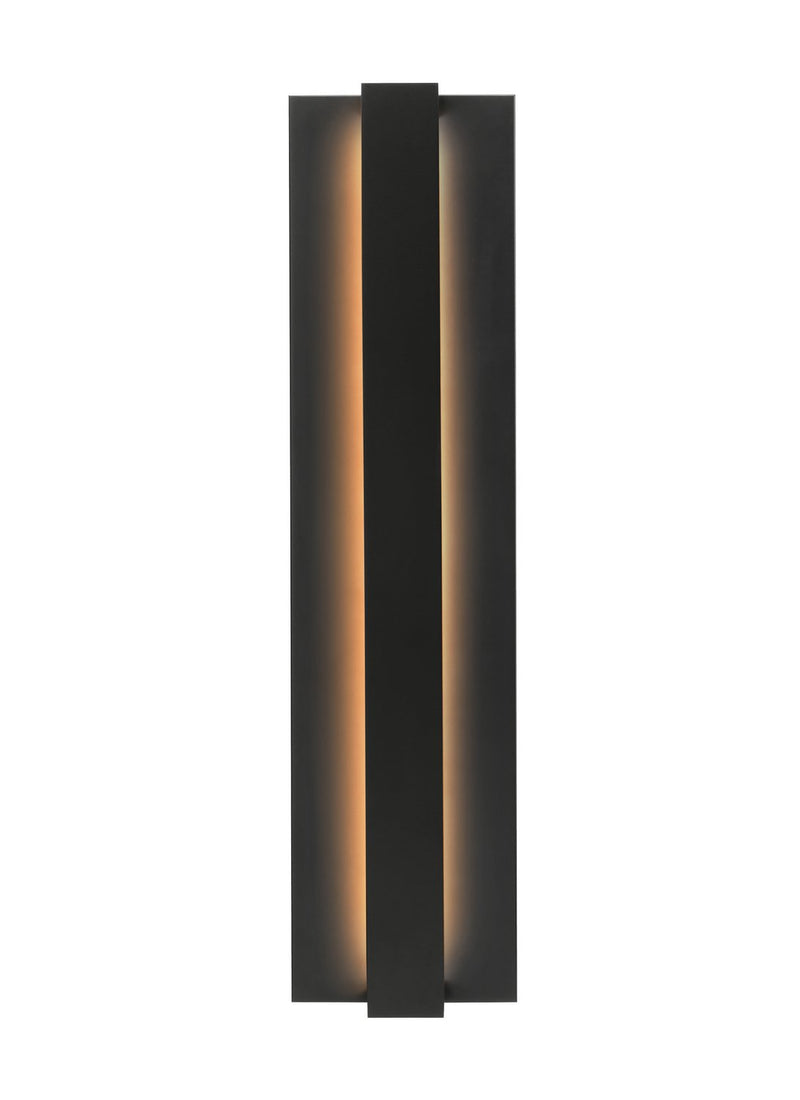 Windfall 24" Outdoor Wall Sconce in Black