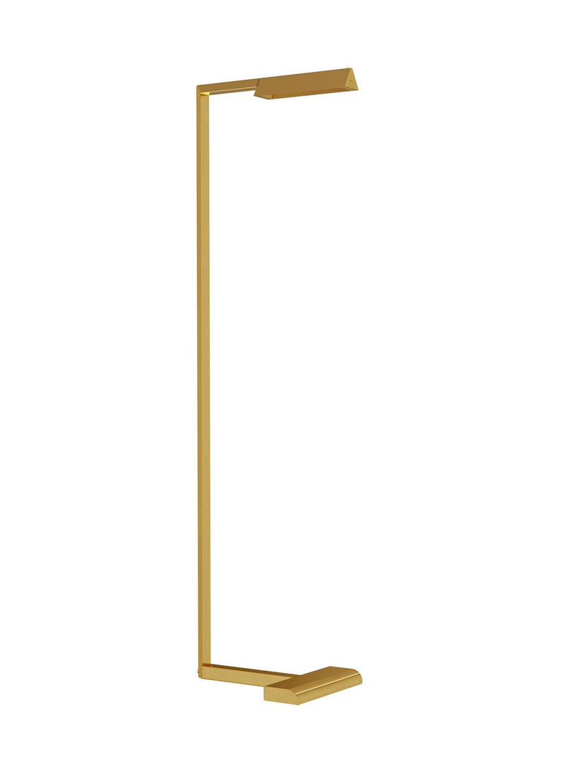 Dessau 46 Floor Lamp in 46 Natural Brass