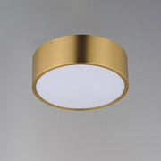 Tommy 12" 2 Light Flush Mount in Satin Brass