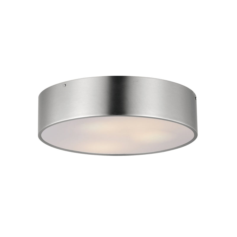 Tommy 16" 3 Light Flush Mount in Satin Nickel