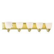 Springfield 5-Light Bath Vanity Light in Polished Brass