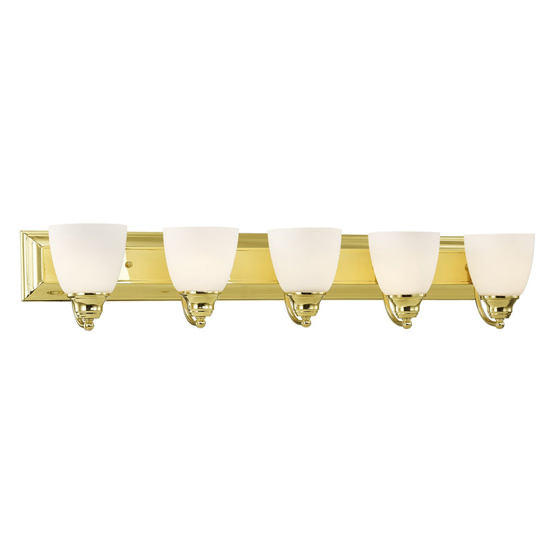 Springfield 5-Light Bath Vanity Light in Polished Brass