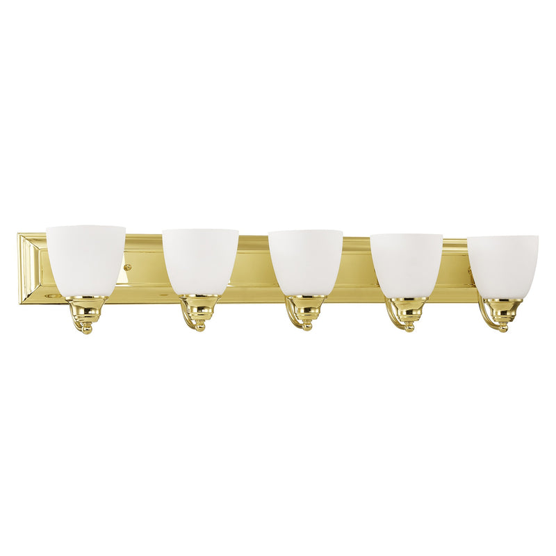 Springfield 5-Light Bath Vanity Light in Polished Brass