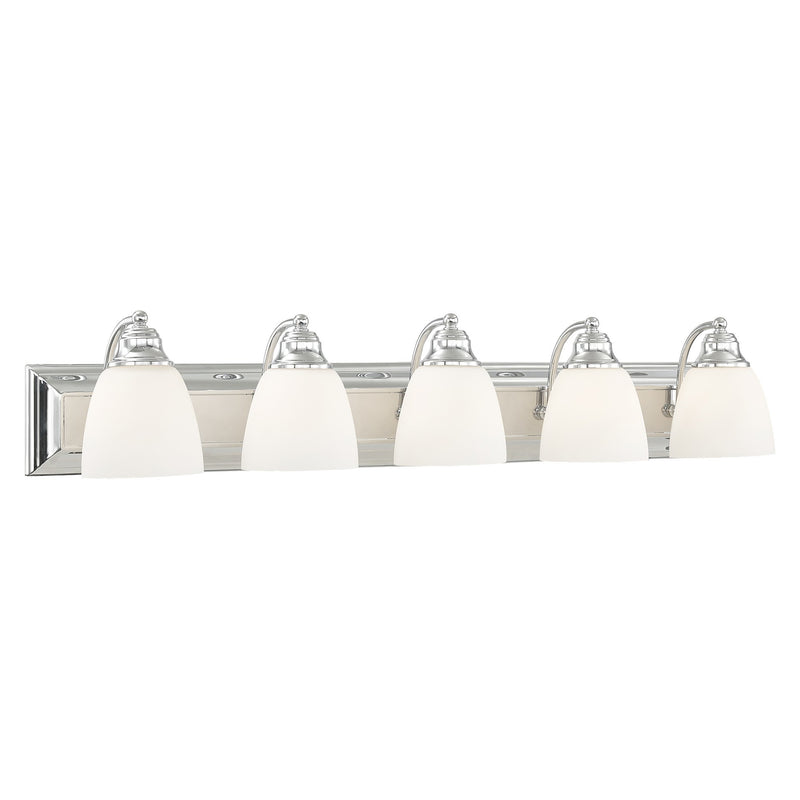 Springfield 5-Light Bath Vanity Light in Polished Chrome