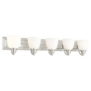 Springfield 5-Light Bath Vanity Light in Brushed Nickel