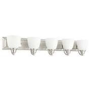 Springfield 5-Light Bath Vanity Light in Brushed Nickel