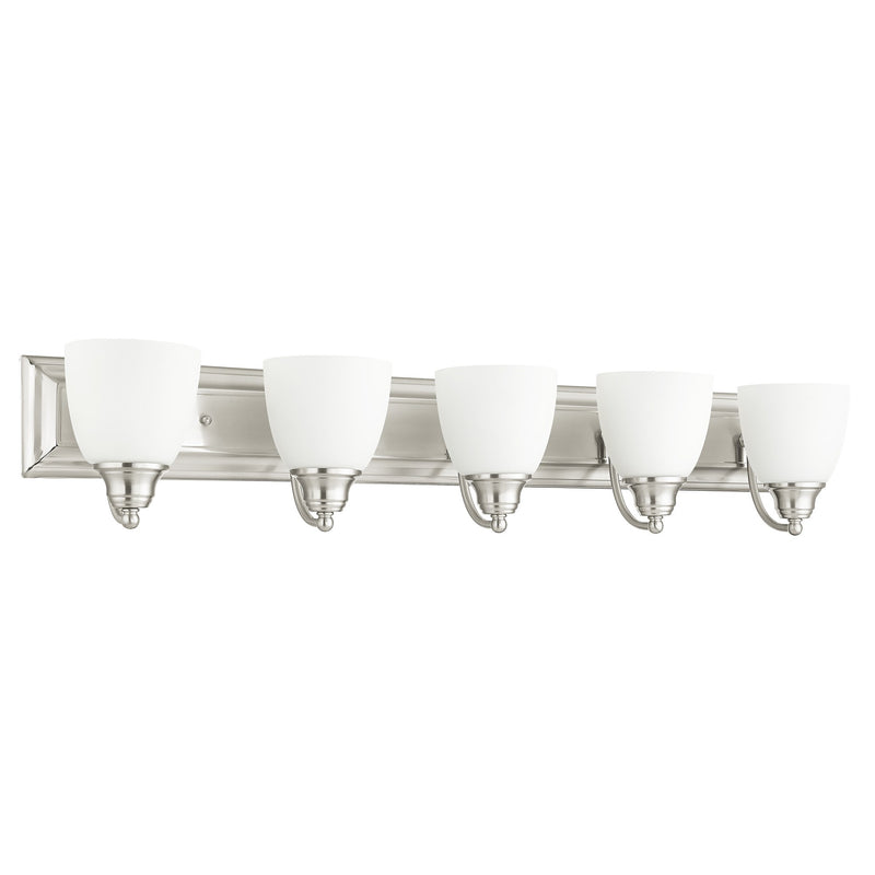 Springfield 5-Light Bath Vanity Light in Brushed Nickel