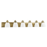 Springfield 6-Light Bath Vanity Light in Antique Brass