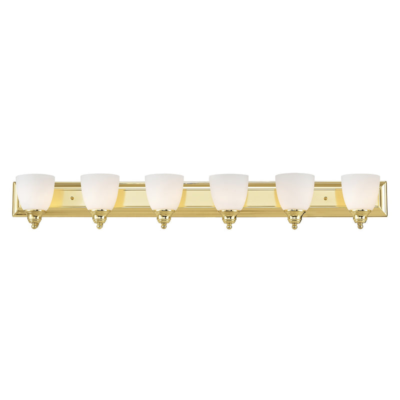 Springfield 6-Light Bath Vanity Light in Polished Brass