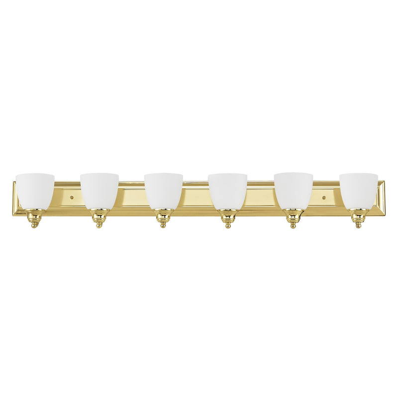 Springfield 6-Light Bath Vanity Light in Polished Brass