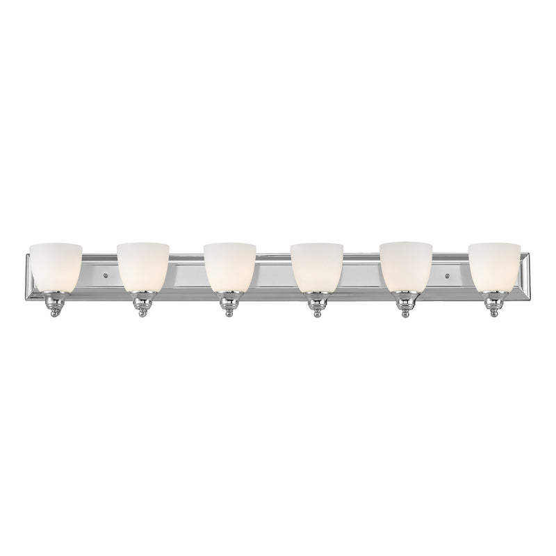 Springfield 6-Light Bath Vanity Light in Polished Chrome