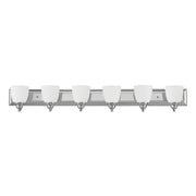 Springfield 6-Light Bath Vanity Light in Polished Chrome