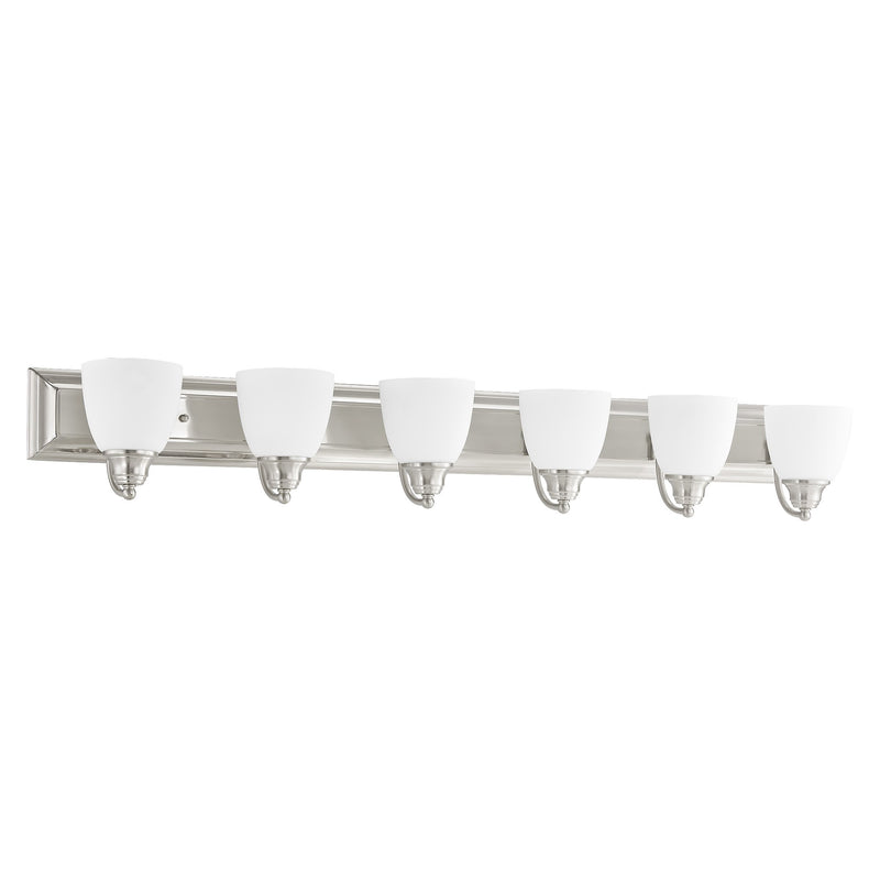 Springfield 6-Light Bath Vanity Light in Brushed Nickel
