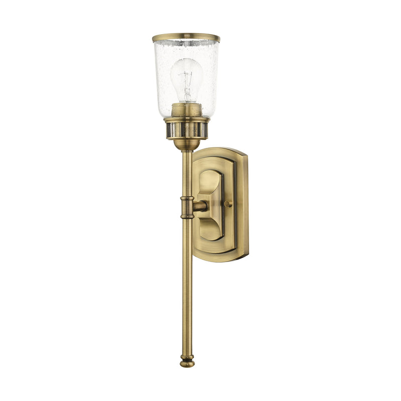 Lawrenceville Large Wall Sconce in Antique Brass