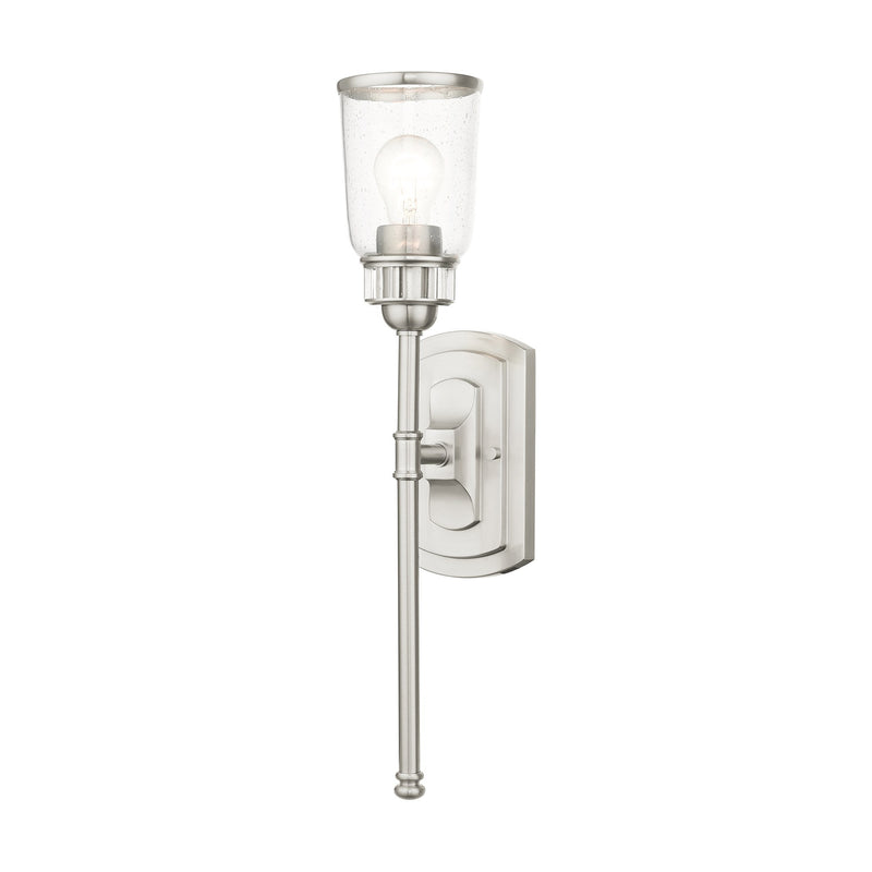 Lawrenceville Large Wall Sconce in Brushed Nickel