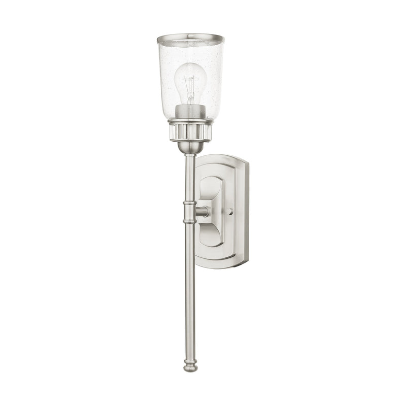 Lawrenceville Large Wall Sconce in Brushed Nickel