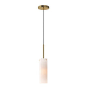 Blizzard 1 Light Pendant in Natural Aged Brass