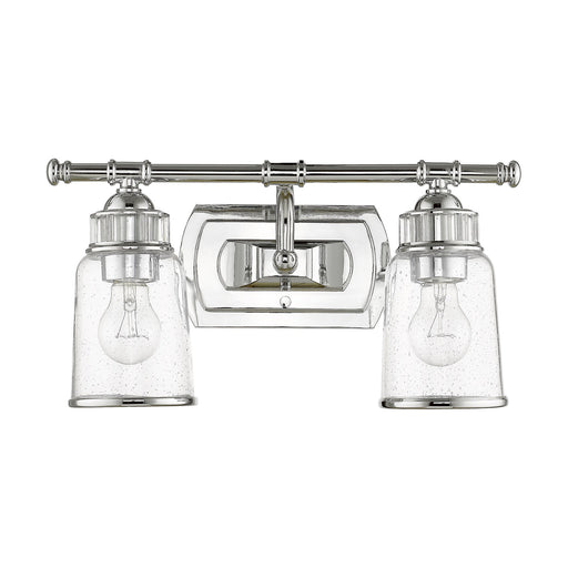 Lawrenceville 2-Light Bath Vanity Light in Polished Chrome