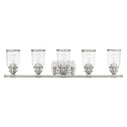Lawrenceville 5-Light Large Bath Vanity Light in Brushed Nickel