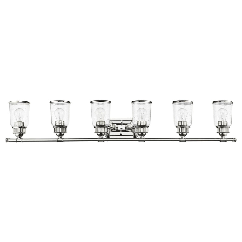 Lawrenceville 6-Light Bath Vanity Light in Polished Chrome