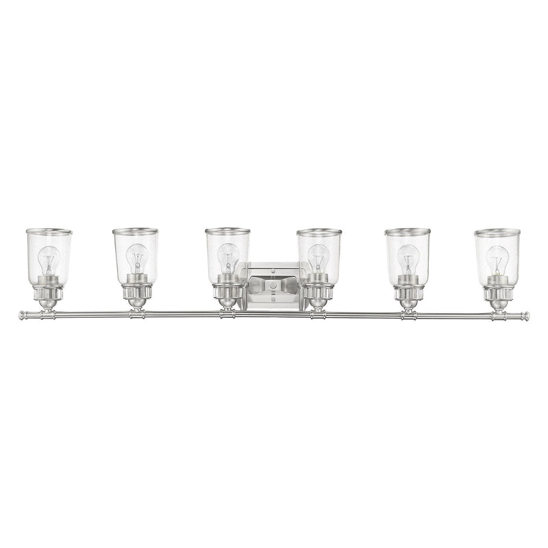 Lawrenceville 6-Light Bath Vanity Light in Brushed Nickel