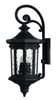 Raley Extra Large Outdoor Wall Lantern in Museum Black