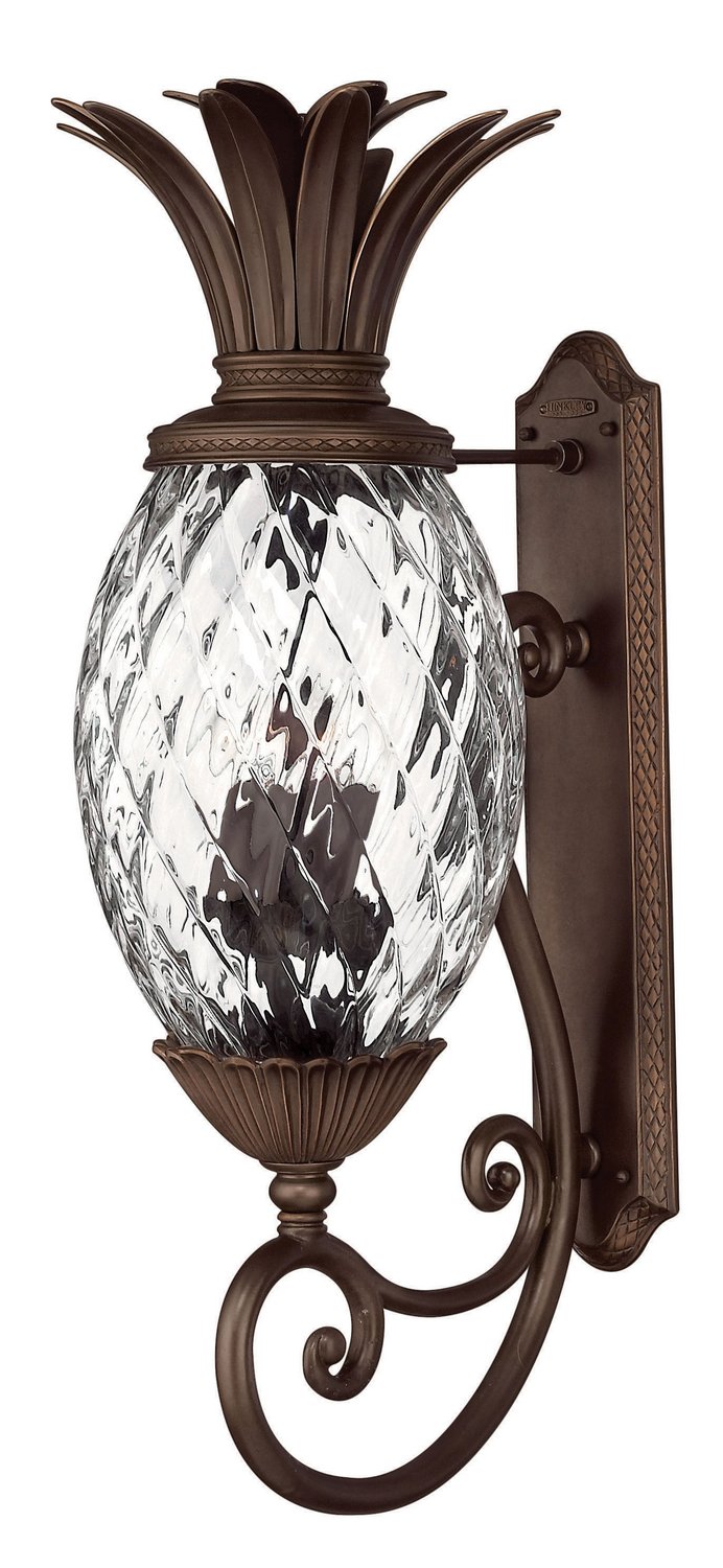 Plantation Extra Large Outdoor Wall Lantern in Copper Bronze