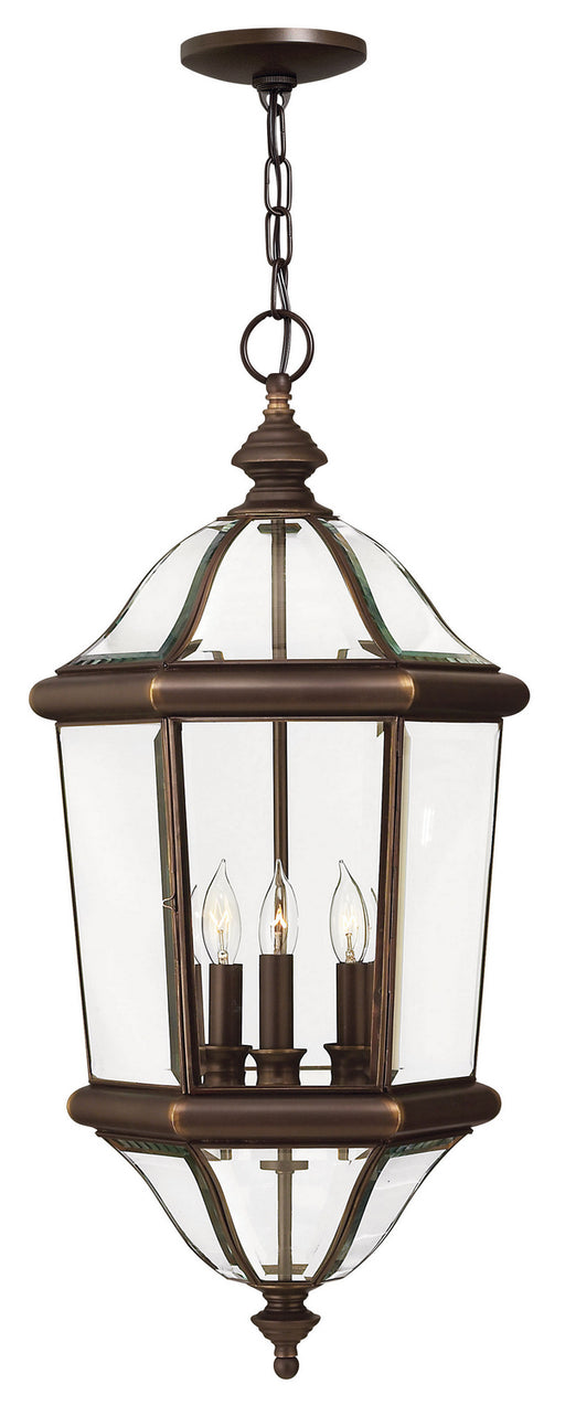 2452CB - Augusta Large Hanging Lantern in Copper Bronze by Hinkley Lighting