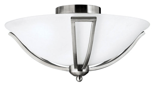 Bolla 2-Light Flush Mount in Brushed Nickel